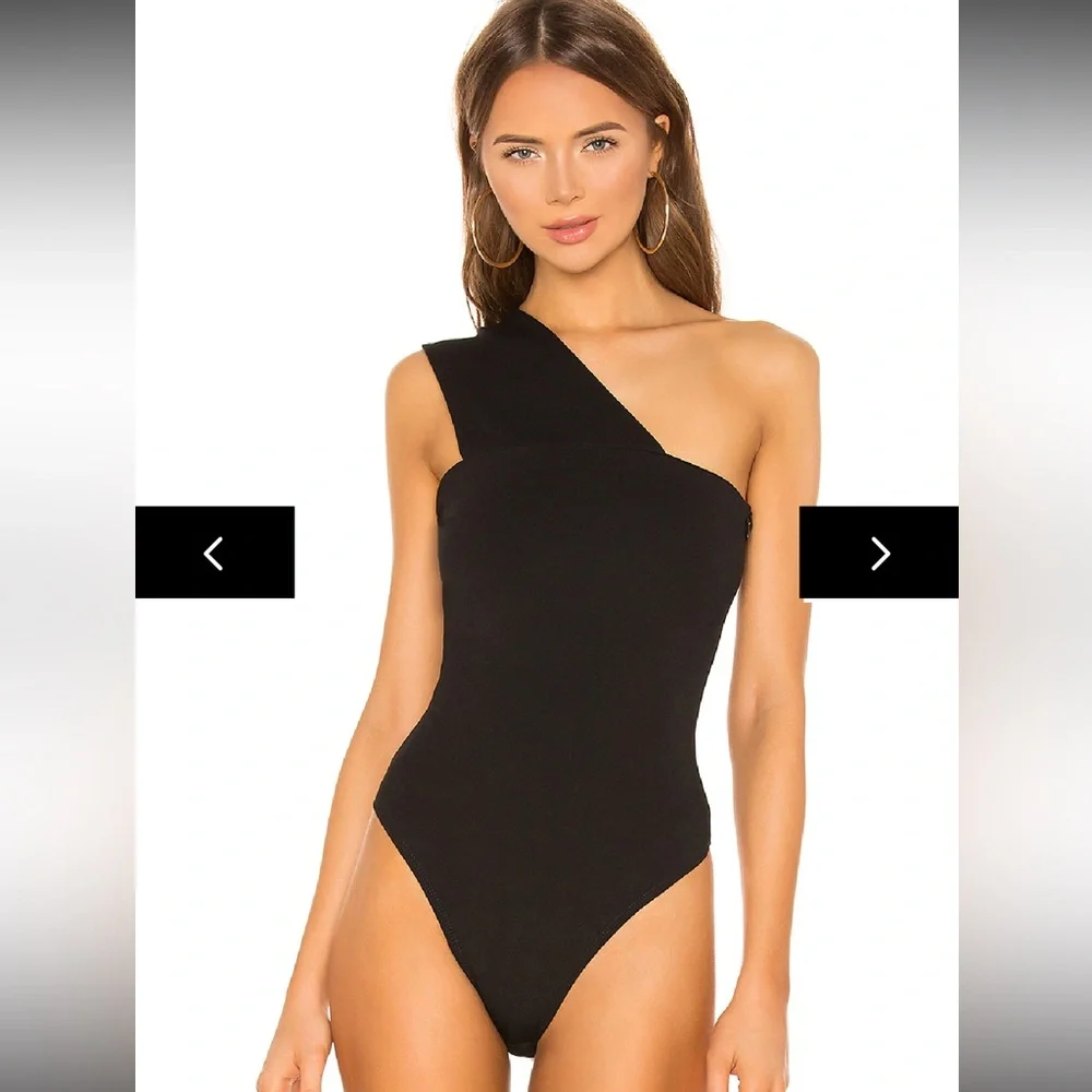 Superdown one shoulder bodysuit, like new worn once xs - Picture 2 of 7